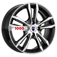 6*16 5*100 ET40 67,1 КиК Samara (КС866) Алмаз черный SK