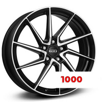 7,5*17 5*114,3 ET48 71,6 Dotz Spa dark BFP