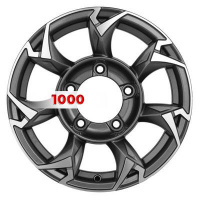 5,5*15 5*139,7 ET5 108,1 Khomen Wheels KHW1505 Gray-FP (Jimny)