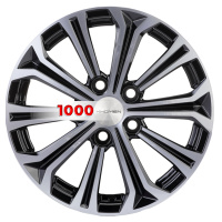 6,5*16 5*108 ET50 63,3 Khomen Wheels KHW1610 Black-FP (Focus)
