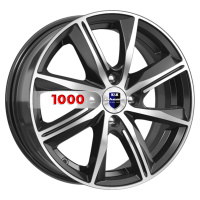 7*16 5*110 ET38 67,1 КиК Арнар (КС904) Алмаз черный