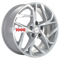 7*17 5*108 ET40 54,1 Khomen Wheels KHW1716 F-Silver (Jac/Москвич 3)