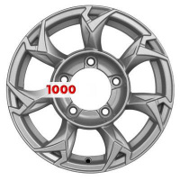 5,5*15 5*139,7 ET5 98,5 Khomen Wheels KHW1505 F-Silver (Lada NIVA 4x4)