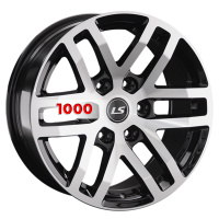 9*20 6*139,7 ET25 106,1 LS 1279 BKF (конус, Колпак+лого)