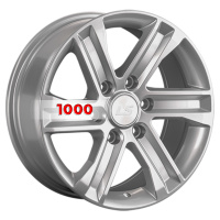 8*17 6*139,7 ET36 100,1 LS 1359 Sil (конус, Колпак+лого)