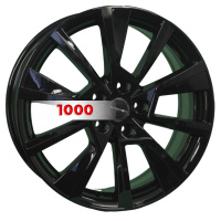 7*18 5*108 ET33 60,1 Khomen Wheels KHW1802 Black (OMODA C5)