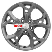 7*17 5*114,3 ET45 60,1 Khomen Wheels KHW1702 Gray (Changan/Geely/Lexus/Toyota)