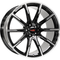 11*21 5*112 ET55 66,6 Legeartis Concept MR544 Черный с полированной лицевой поверхностью