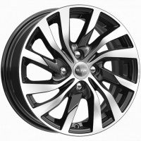 6*15 4*100 ET50 60,1 iFree Original Vesta КС882 Черный с полированной лицевой поверхностью