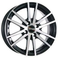 6*15 5*100 ET45 57,1 Tech Line 535 Черный с полированной лицевой поверхностью