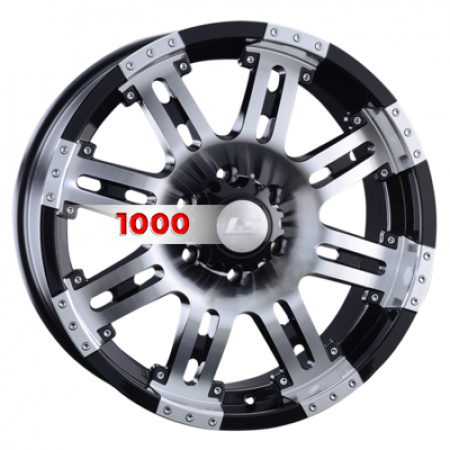 9*18 6*139,7 ET25 106,1 LS 954 BKF (конус, Колпак+лого) - 1