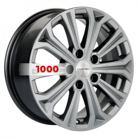 6,5*16 5*115 ET41 70,2 Khomen Wheels KHW1610 Gray (Astra) - 1