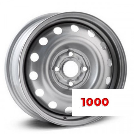 5,5*14 4*100 ET45 57,1 Magnetto 14007 S AM Silver (Daihatsu, Honda, Kia, Mitsubishi, Proton, Rover) - 1