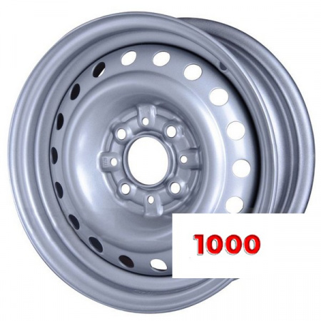 6*15 5*139,7 ET40 98 Magnetto 15006 S AM Silver (Chevrolet Niva, Lada Niva 4x4) - 1