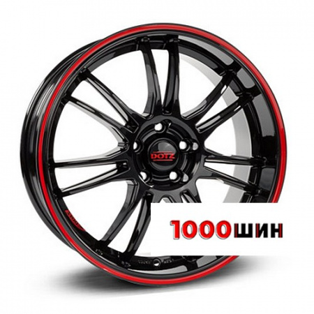 8*19 5*112 ET45 70,1 Dotz Shift pinstripe red BKRL - 1