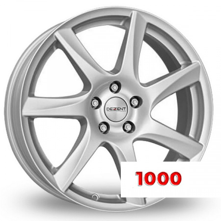 6,5*16 5*112 ET22 66,6 Dezent TW silver S - 1