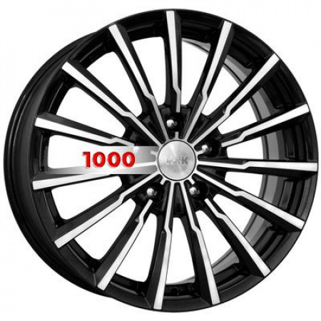 7*17 5*100 ET48 56,1 КиК Акцент (КС562) Алмаз черный - 1