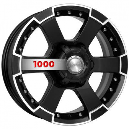 7*16 6*139,7 ET30 93,1 КиК М56 (КС593) Алмаз черный - 1