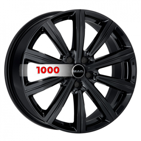 8,5*20 5*108 ET40 63,4 MAK Birmingham Gloss Black - 1