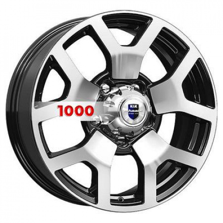 7*18 5*139,7 ET35 108,5 КиК Намиб (КС775) Алмаз черный - 1