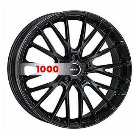 9,5*20 5*112 ET22 66,45 MAK Speciale-D Gloss Black - 1