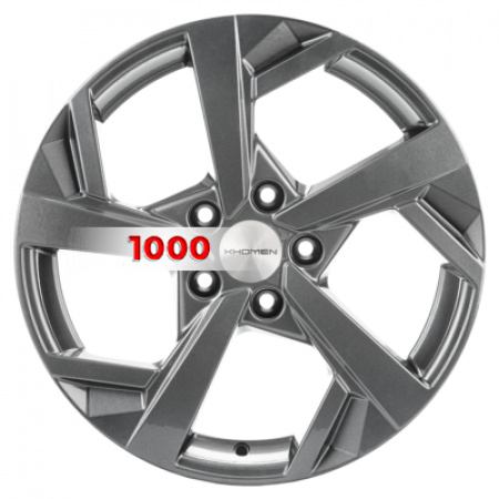 7*17 5*114,3 ET45 66,1 Khomen Wheels KHW1712 Gray (Teana/X-Trail) - 1