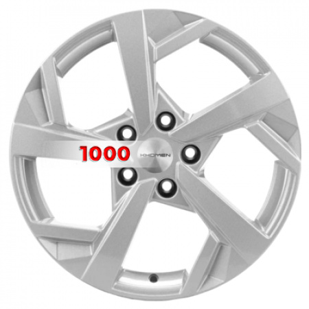 7*17 5*114,3 ET47 66,1 Khomen Wheels KHW1712 F-Silver (Juke) - 1