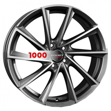 8,5*19 5*112 ET20 66,5 Borbet VTX Graphit Polished - 1