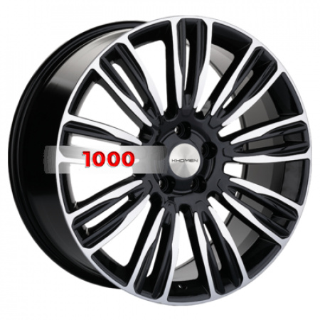 8,5*20 5*120 ET45 72,6 Khomen Wheels KHW2004 Black-FP (RRover) - 1