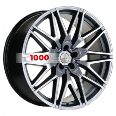 9,5*21 5*112 ET31 66,6 Khomen Wheels KHW2103 Gray-FP (Audi/VW) - 1