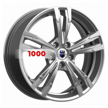 7*18 5*108 ET45 67,1 КиК Karrera Light (КС935) Дарк платинум брайт - 1