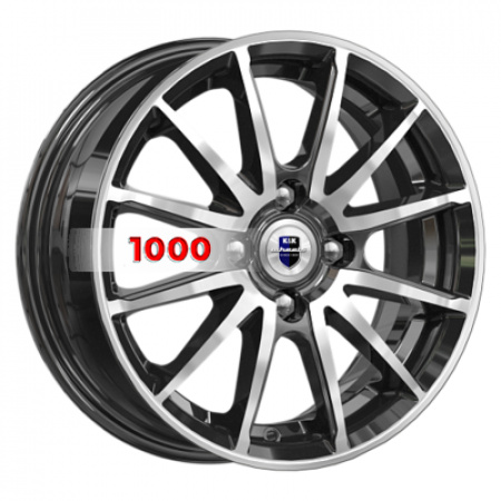 5,5*14 4*100 ET38 67,1 КиК Квант (КС960) Алмаз черный - 1
