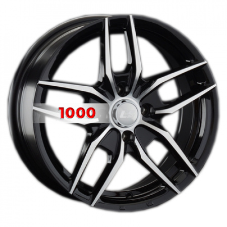 7*16 5*139,7 ET10 108,5 LS 881 BKF (конус, Колпак+лого) - 1