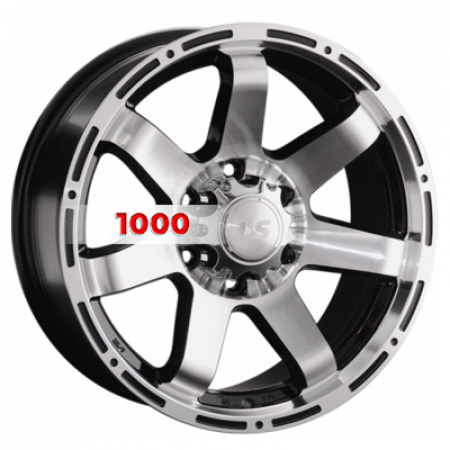 8*18 6*139,7 ET20 106,1 LS 1289 BKF (конус, Колпак+лого) - 1