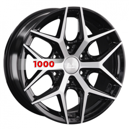 8*17 6*139,7 ET38 67,1 LS 1303 BKF (конус, Колпак+лого) - 1