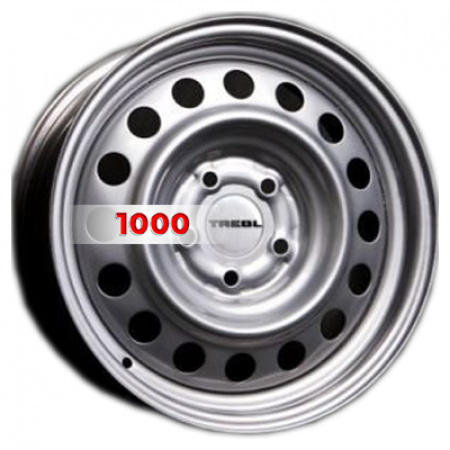 7*17 5*114,3 ET45 60,1 Trebl X40015 Silver - 1