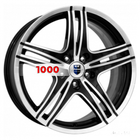 8*18 5*120 ET32 60,1 КиК Омаха (КС569) Алмаз черный - 1