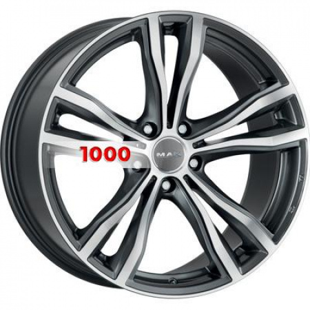 9*19 5*120 ET18 74,1 MAK X-Mode Gun Met-Mirror Face - 1