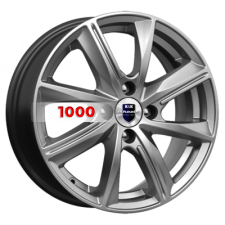 6*15 4*98 ET35 58,5 КиК Арнар (КС890) Дарк платинум - 1