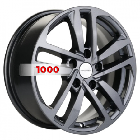 6,5*16 5*108 ET50 63,35 Khomen Wheels KHW1612 Gray (Focus) - 1