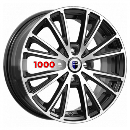 6*16 4*108 ET47,5 63,35 КиК Меандр (КС888) Алмаз черный SK - 1