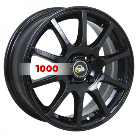 6*15 4*98 ET40 58,6 Cross Street CR-16 Black - 1