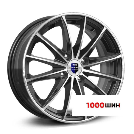 6*15 4*100 ET40 67,1 КиК Пойнт Бланк (КС884) Алмаз черный SK - 1