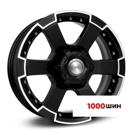 7*16 6*139,7 ET38 108,1 КиК M56 Алмаз черный - 1