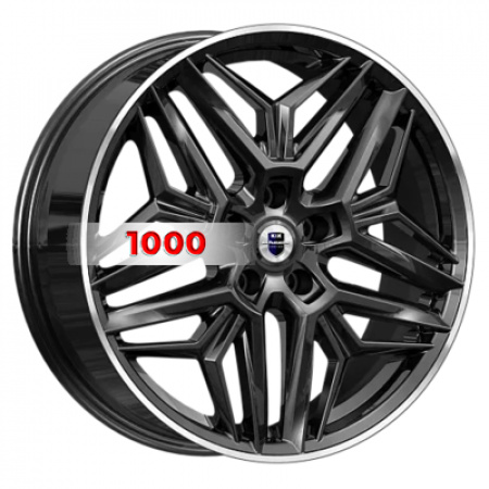7*19 5*114,3 ET40 64,1 КиК Колумб (КС1038) Алмаз черный - 1