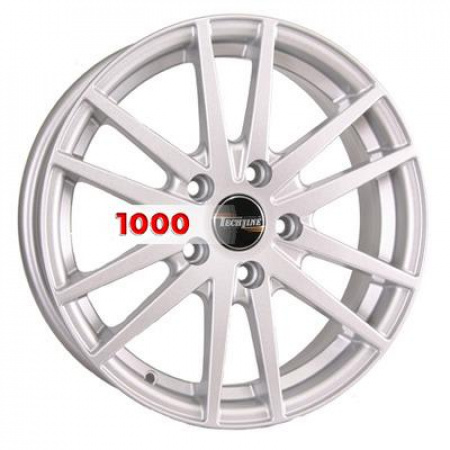 6*15 5*100 ET45 57,1 TechLine 535 Silver - 1