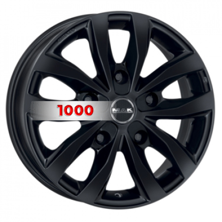 6,5*16 5*160 ET60 65,1 MAK Load 5 Gloss Black - 1