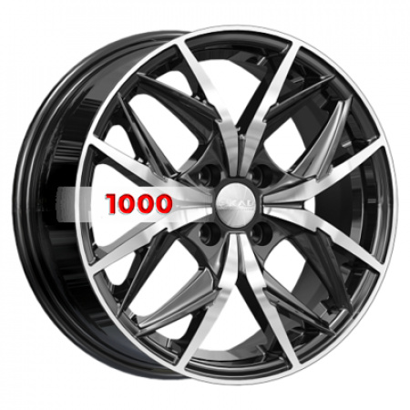 6,5*16 4*100 ET45 67,1 Скад Асти (КЛ377) Алмаз - 1