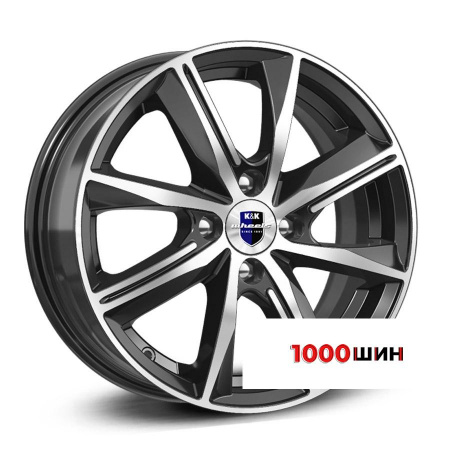 6*15 4*98 ET35 58,6 КиК Арнар (КС904) Алмаз черный SK - 1