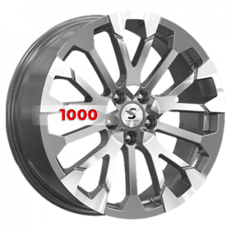 7,5*19 5*114,3 ET45 64,1 Premium Series КР003 Diamond Gloss Graphite - 1